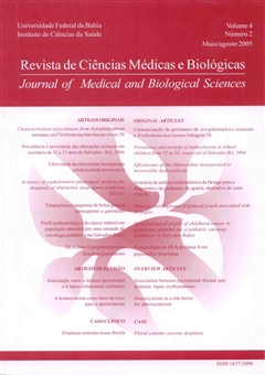 					Visualizar v. 4 n. 2 (2005): Revista de Ciências Médicas e Biológicas
				