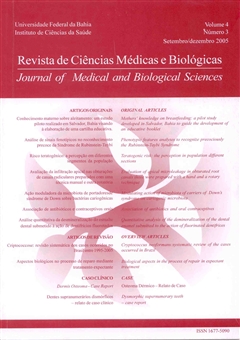 					Visualizar v. 4 n. 3 (2005): Revista de Ciências Médicas e Biológicas
				