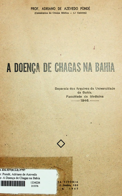 					Afficher 1946: Separata dos Arquivos da Universidade da Bahia
				