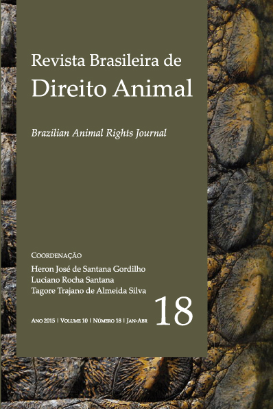 					Visualizar v. 10 n. 18 (2015): Revista Brasileira de Direito Animal
				