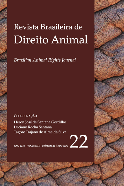 					Visualizar v. 11 n. 22 (2016): Revista Brasileira de Direito Animal
				