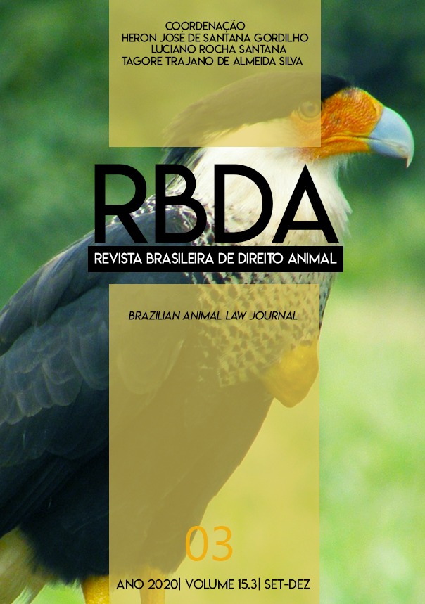 					Visualizar v. 15 n. 3 (2020): Revista Brasileira de Direito Animal
				