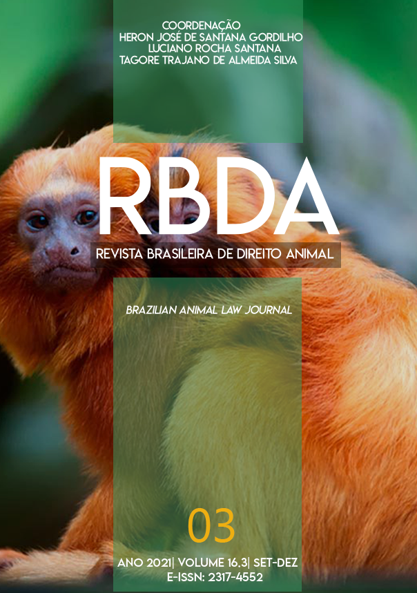 					Visualizar v. 16 n. 3 (2021): Revista Brasileira de Direito Animal
				