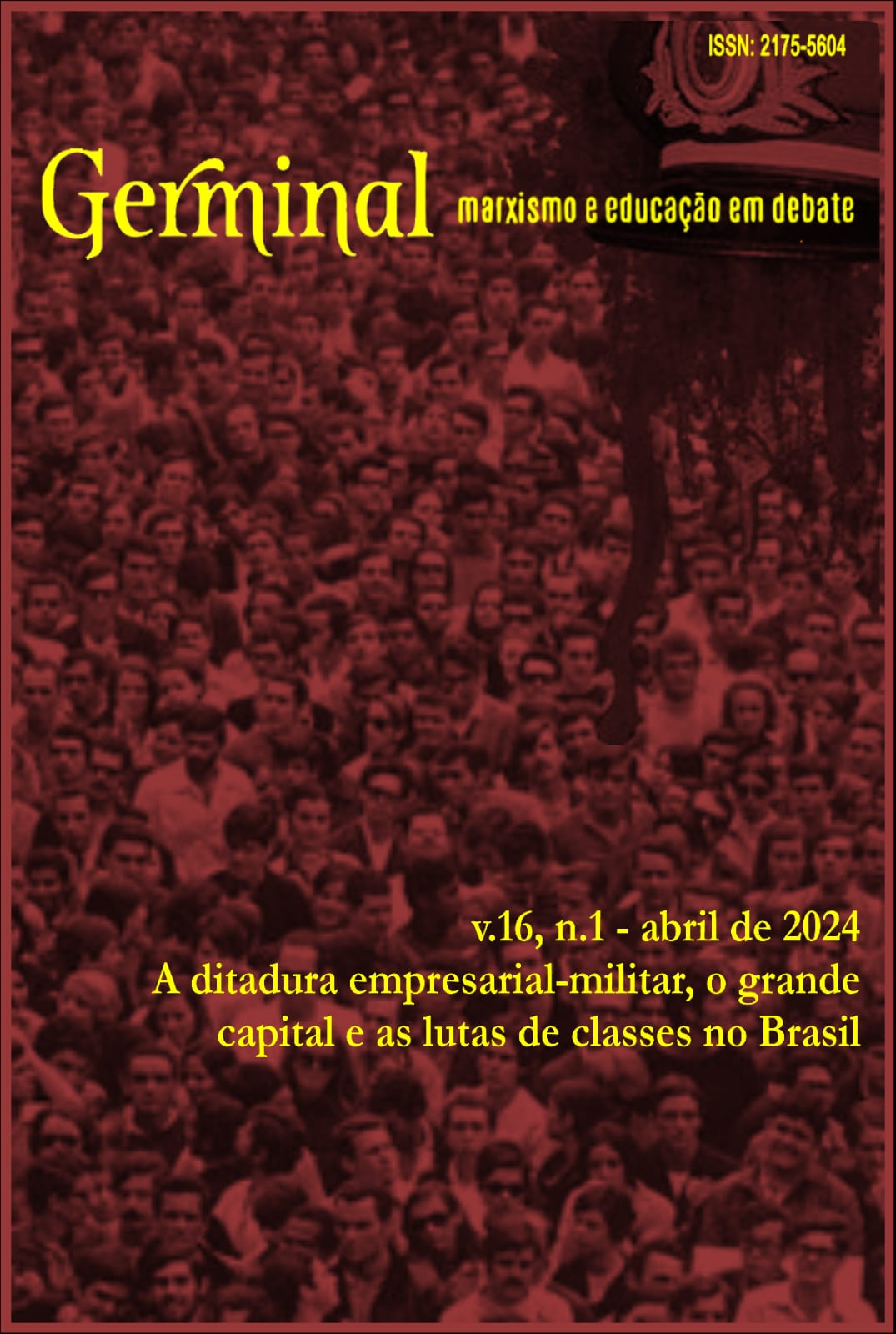 					Visualizar v. 16 n. 1 (2024): A ditadura empresarial-militar, o grande capital e as lutas de classes no Brasil
				