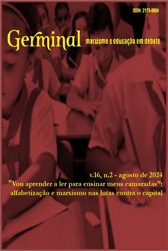 					Visualizar v. 16 n. 2 (2024): "Vou aprender a ler para ensinar meus camaradas": alfabetizacão e marxismo nas lutas contra o capital
				