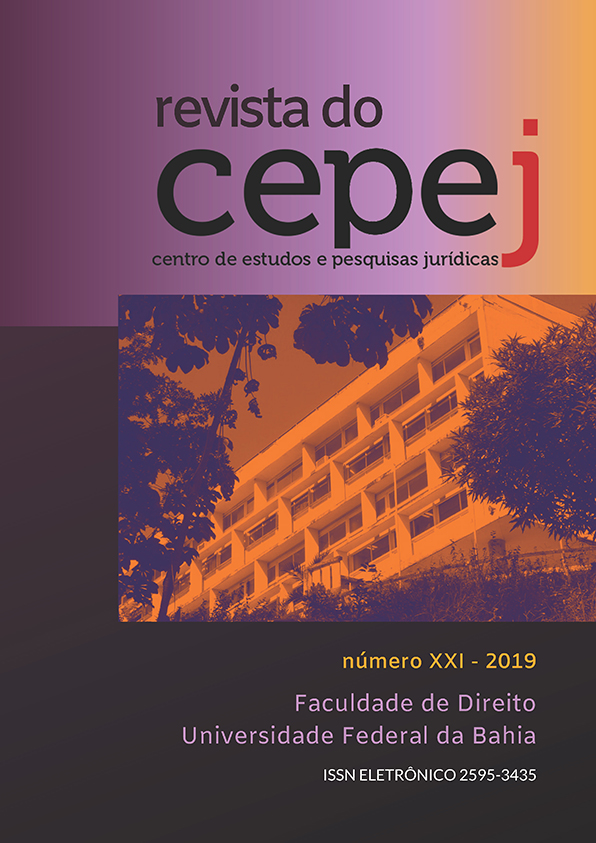 					Visualizar n. 21 (2019): Revista do CEPEJ
				
