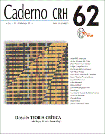					Visualizar v. 24 n. 62 (2011): DOSSIÊ: Teoria Crítica. Coord. Luiz Repa e Ricardo Terra
				