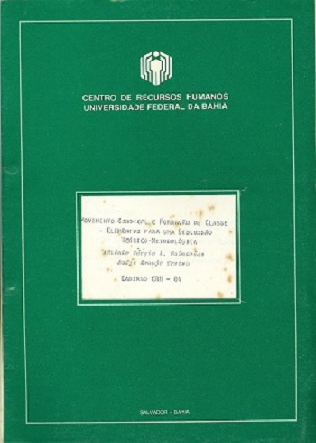 					View Vol. 1 No. 4 (1987): Movimento Sindical e Formação de Classe - Elementos para uma Discussão Teórico-Metodológica
				