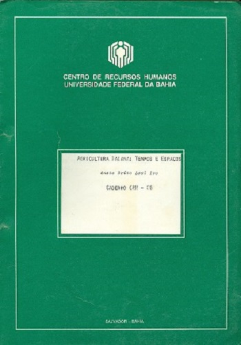 					Ver Vol. 1 Núm. 6 (1987): Agricultura Baiana: Tempos e Espaços
				