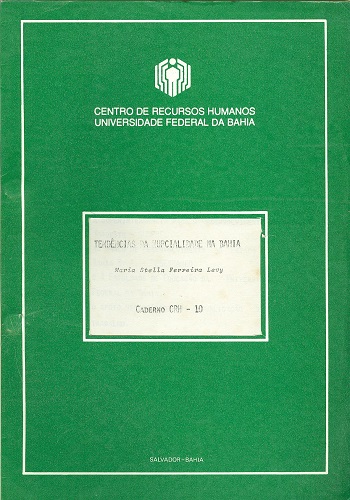 					Visualizar v. 1 n. 10 (1987): Tendências da Nupcialidade na Bahia
				